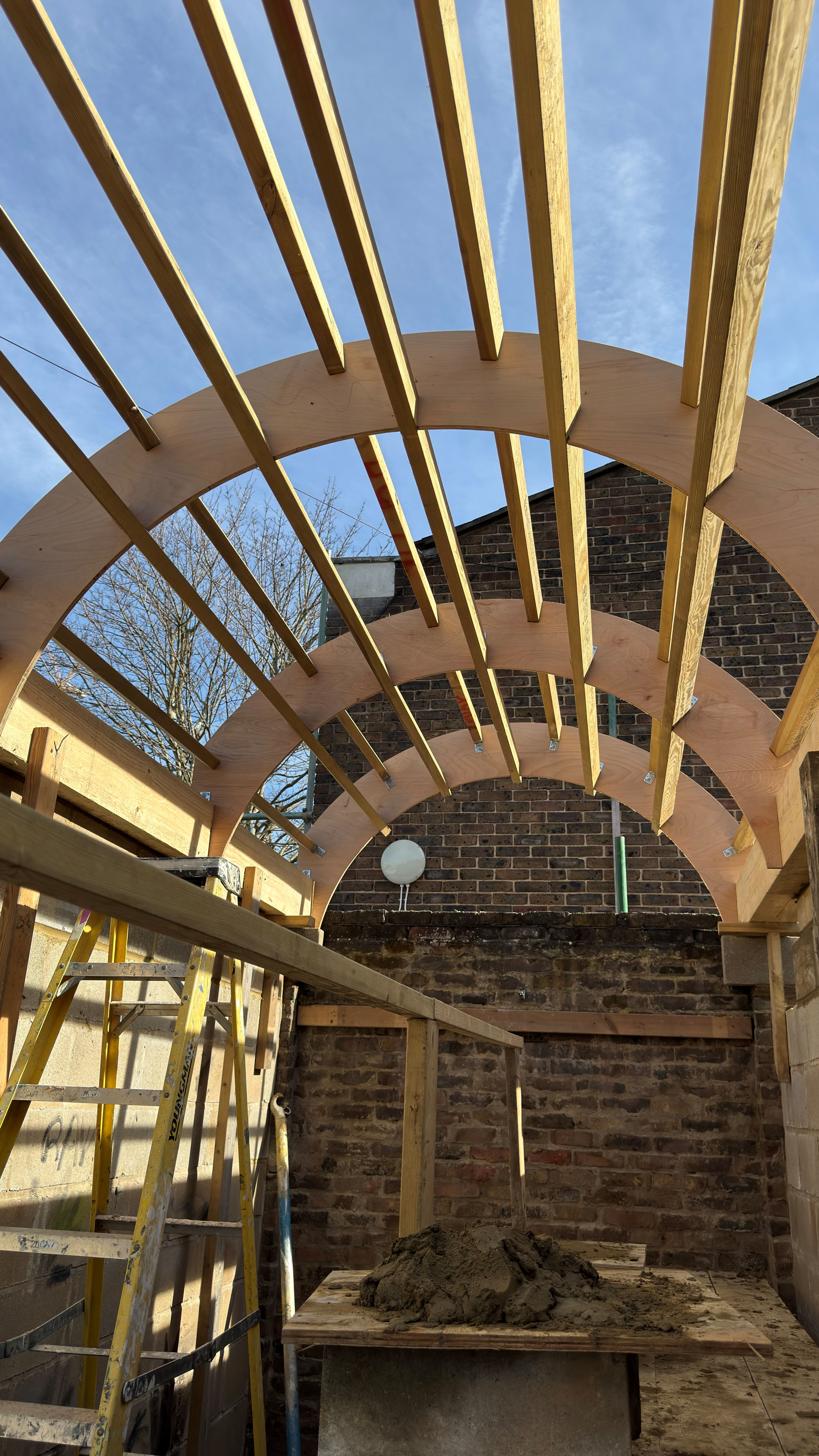 Carpenters Meanwhile on site 