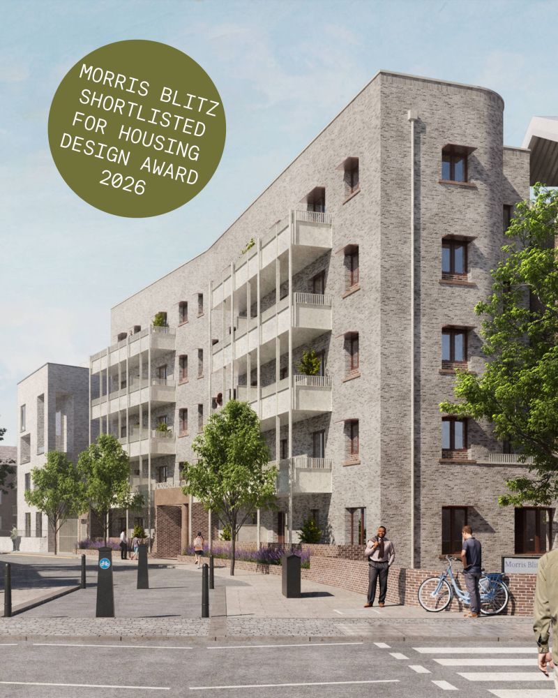 Morris Blitz Court shortlisted for Housing Design Award 2026