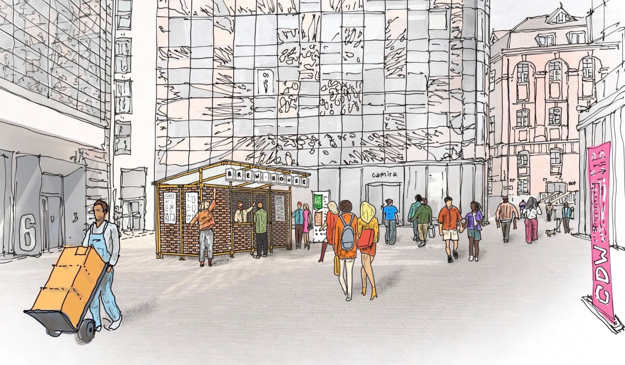 BREW HOUSE Pavilion Launches at Clerkenwell Design Week