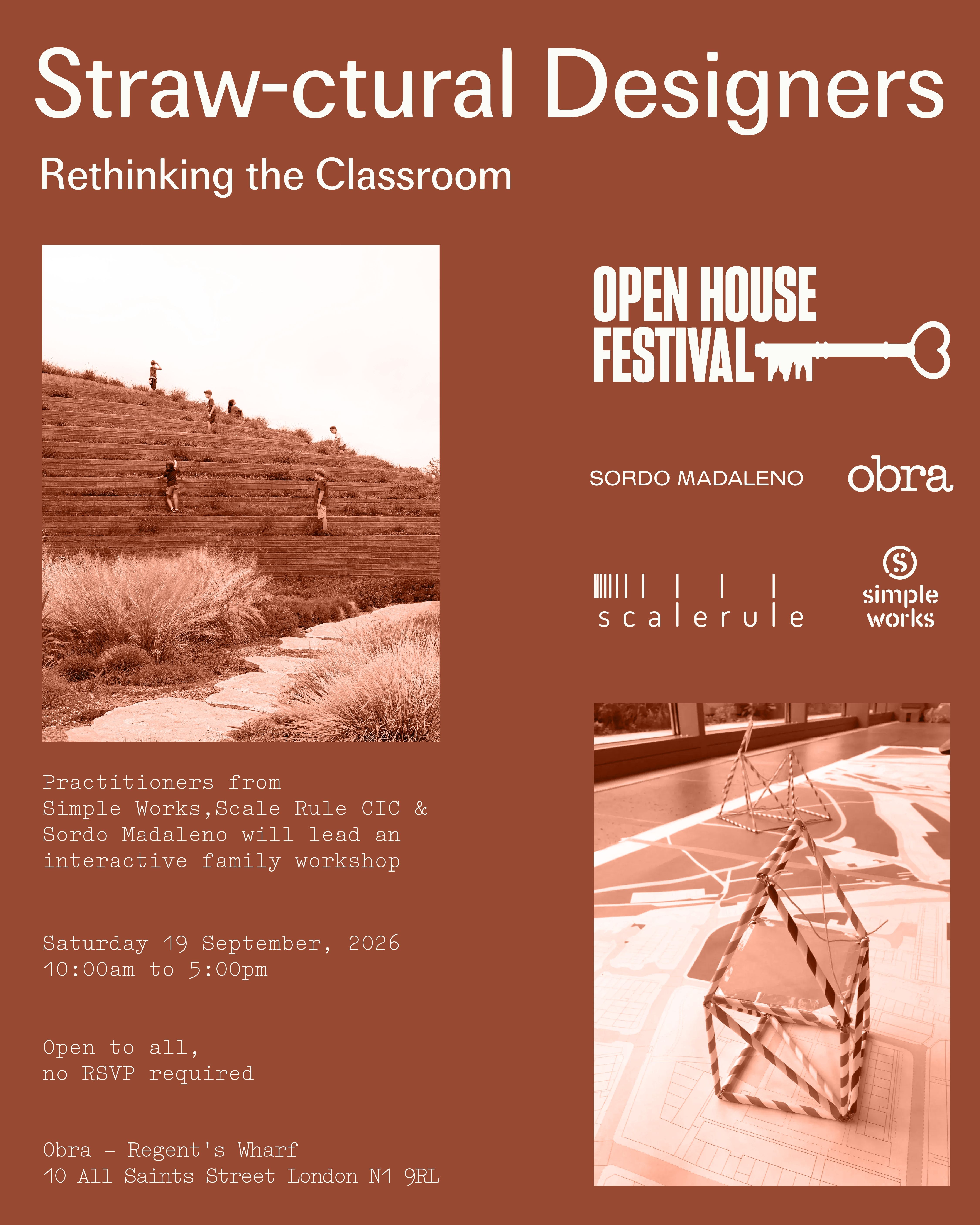 Strawc-tural Design Workshop at Open House Festival 